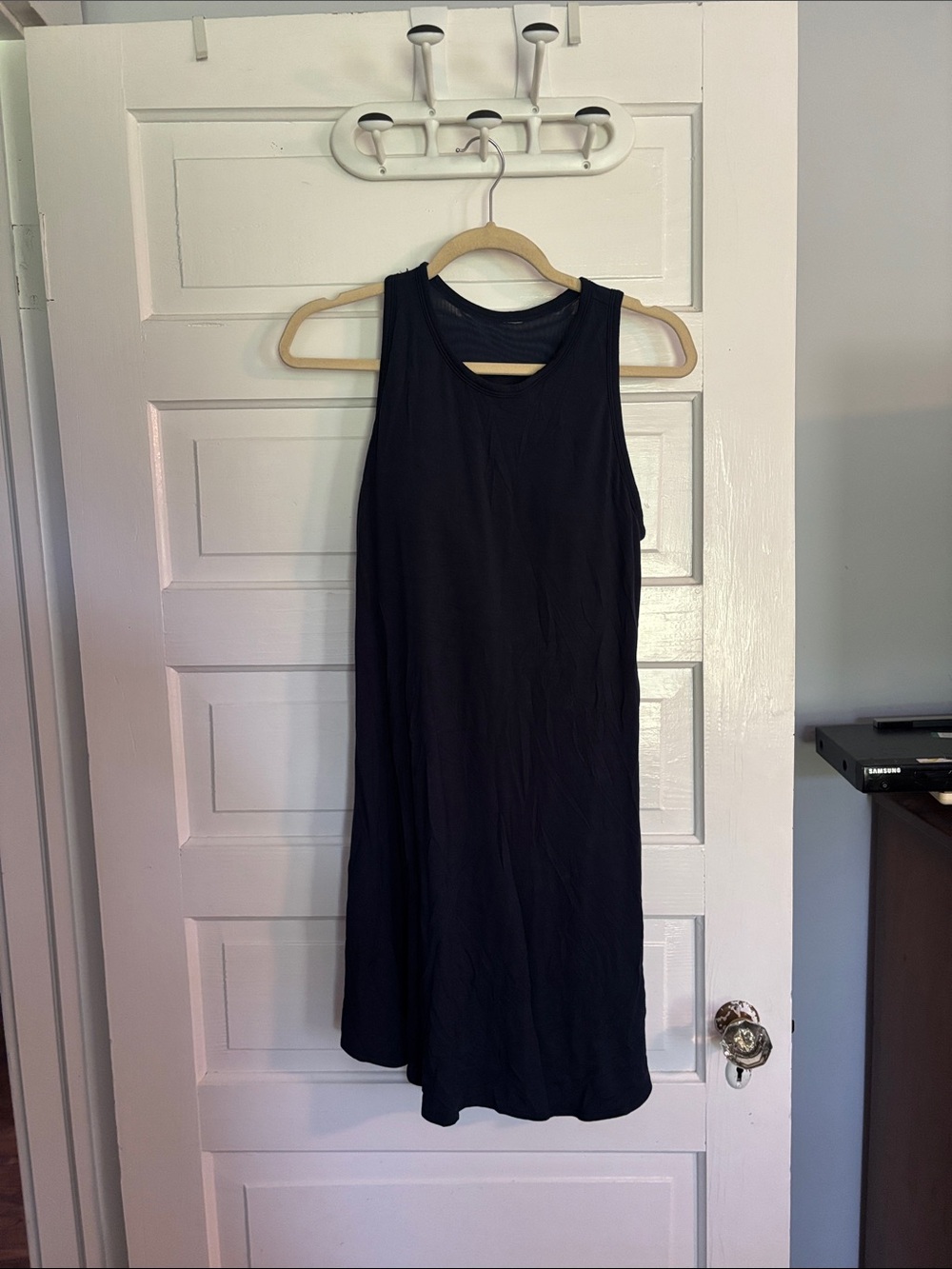 Shebird Classic Navy Sleeveless Athletic Shift Dress
